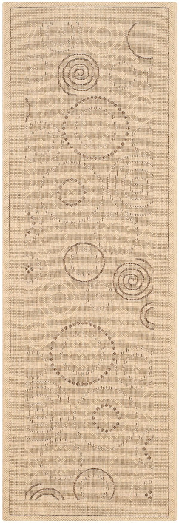 Safavieh Cy1906 Power Loomed 85.4% Polypropylene/10.4% Polyester/4.2% Latex Outdoor Rug CY1906-3001-4