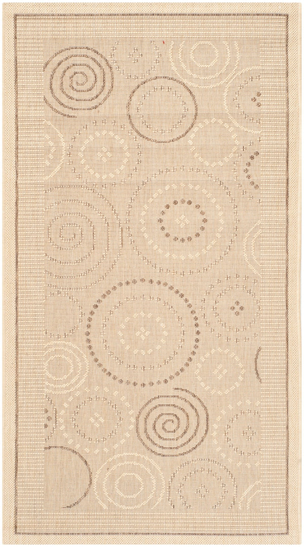 Safavieh Cy1906 Power Loomed 85.4% Polypropylene/10.4% Polyester/4.2% Latex Outdoor Rug CY1906-3001-4