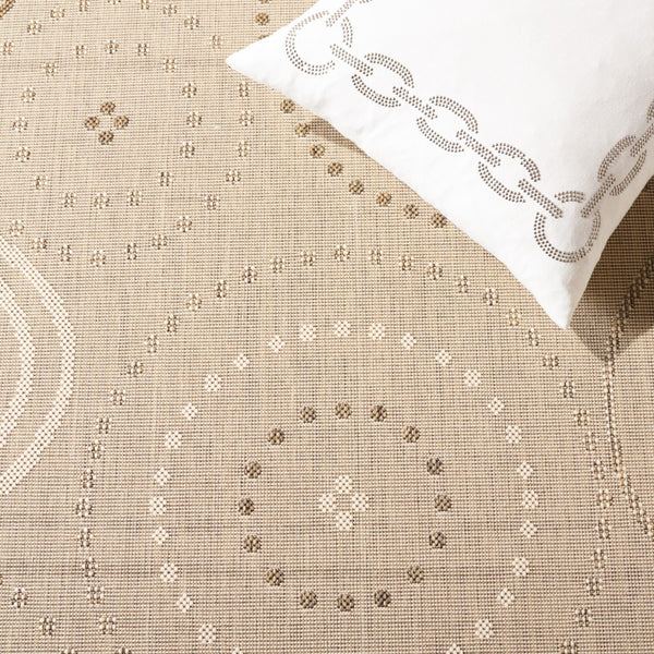 Safavieh Cy1906 Power Loomed 85.4% Polypropylene/10.4% Polyester/4.2% Latex Outdoor Rug CY1906-3001-4