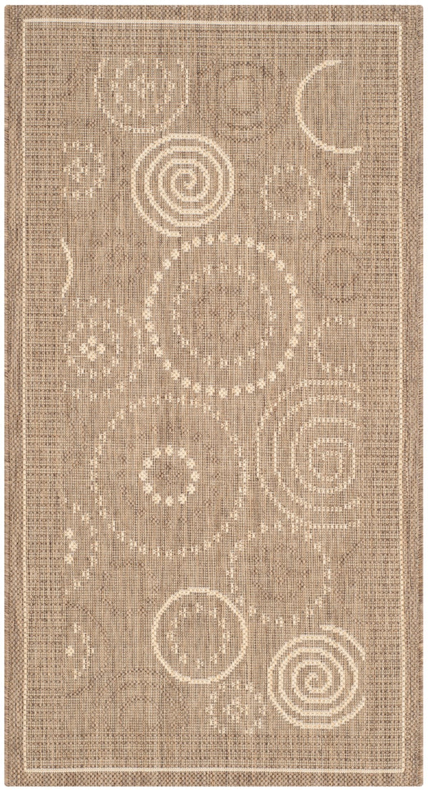 Safavieh Cy1906 Power Loomed 85.4% Polypropylene/10.4% Polyester/4.2% Latex Outdoor Rug CY1906-3009-5R
