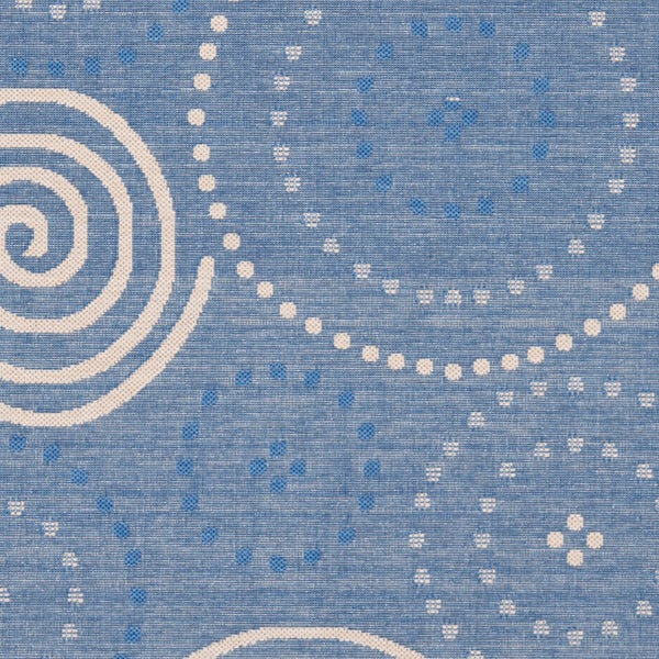 Safavieh Cy1906 Power Loomed 85.4% Polypropylene/10.4% Polyester/4.2% Latex Outdoor Rug CY1906-3103-5R