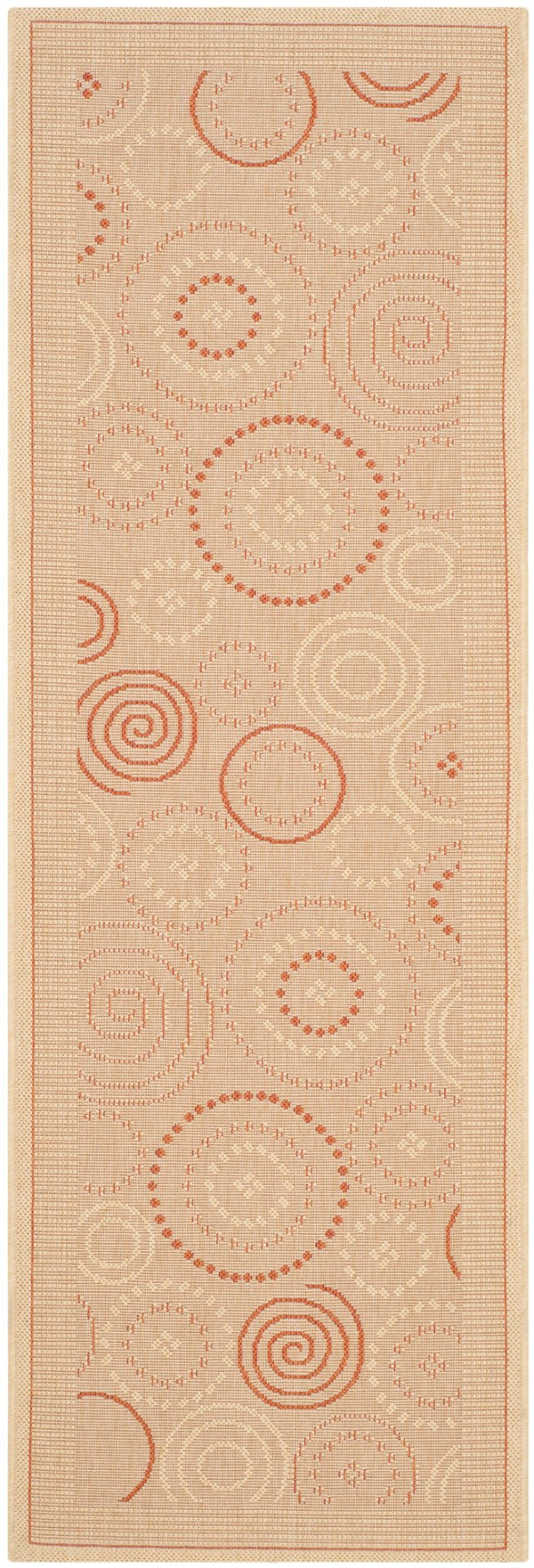 Safavieh Cy1906 Power Loomed 85.4% Polypropylene/10.4% Polyester/4.2% Latex Outdoor Rug CY1906-3201-4