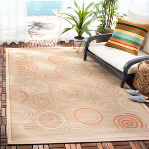 Safavieh Cy1906 Power Loomed 85.4% Polypropylene/10.4% Polyester/4.2% Latex Outdoor Rug CY1906-3201-4
