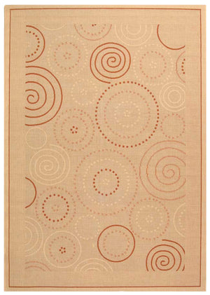 Safavieh Cy1906 Power Loomed 85.4% Polypropylene/10.4% Polyester/4.2% Latex Outdoor Rug CY1906-3201-4