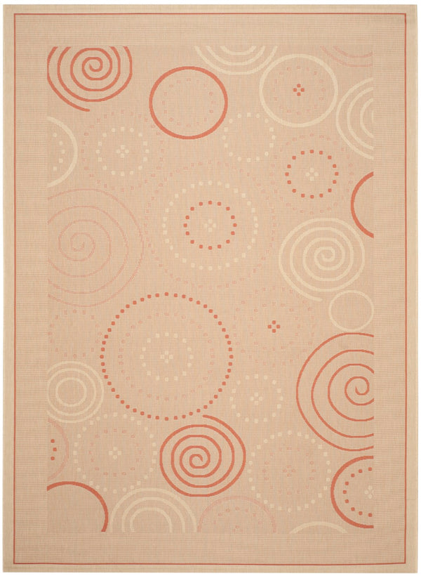 Safavieh Cy1906 Power Loomed 85.4% Polypropylene/10.4% Polyester/4.2% Latex Outdoor Rug CY1906-3201-4