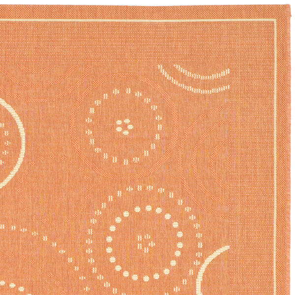 Safavieh Cy1906 Power Loomed 85.4% Polypropylene/10.4% Polyester/4.2% Latex Outdoor Rug CY1906-3202-4