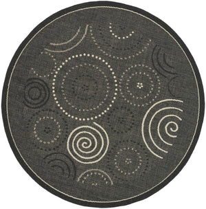 Safavieh Cy1906 Power Loomed 85.4% Polypropylene/10.4% Polyester/4.2% Latex Outdoor Rug CY1906-3908-5R