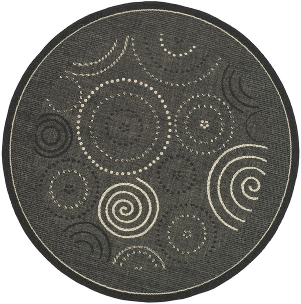 Safavieh Cy1906 Power Loomed 85.4% Polypropylene/10.4% Polyester/4.2% Latex Outdoor Rug CY1906-3908-5R