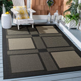 Safavieh Cy1928 Power Loomed 85.4% Polypropylene/10.4% Polyester/4.2% Latex Outdoor Rug CY1928-3908-5R