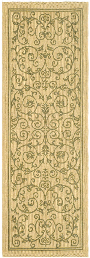 Safavieh Cy2098 Power Loomed 85.4% Polypropylene/10.4% Polyester/4.2% Latex Outdoor Rug CY2098-1E01-4