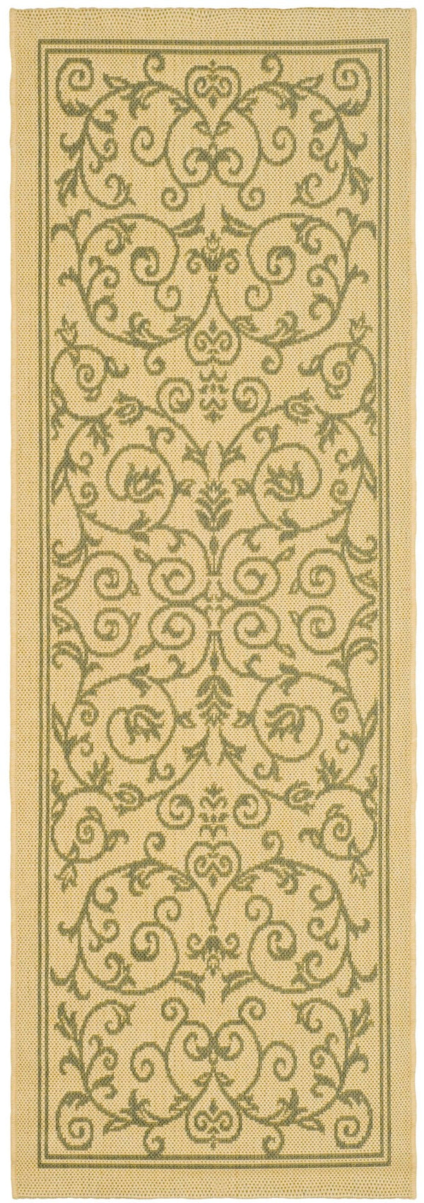 Safavieh Cy2098 Power Loomed 85.4% Polypropylene/10.4% Polyester/4.2% Latex Outdoor Rug CY2098-1E01-4