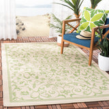 Safavieh Cy2098 Power Loomed 85.4% Polypropylene/10.4% Polyester/4.2% Latex Outdoor Rug CY2098-1E01-4