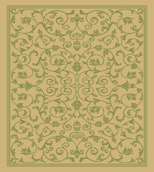 Safavieh Cy2098 Power Loomed 85.4% Polypropylene/10.4% Polyester/4.2% Latex Outdoor Rug CY2098-1E01-4