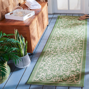 Safavieh Cy2098 Power Loomed 85.4% Polypropylene/10.4% Polyester/4.2% Latex Indoor/Outdoor Rug CY2098-1E06-810