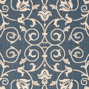 Safavieh Cy2098 Power Loomed 85.4% Polypropylene/10.4% Polyester/4.2% Latex Outdoor Rug CY2098-268-5R