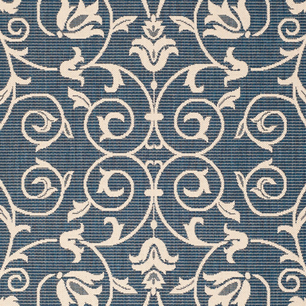 Safavieh Cy2098 Power Loomed 85.4% Polypropylene/10.4% Polyester/4.2% Latex Outdoor Rug CY2098-268-5R