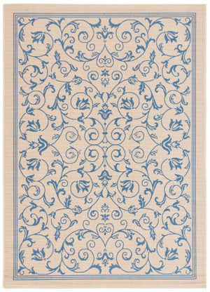 Safavieh Cy2098 Power Loomed 85.4% Polypropylene/10.4% Polyester/4.2% Latex Outdoor Rug CY2098-3101-5R