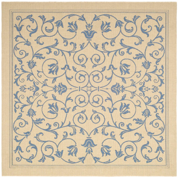 Safavieh Cy2098 Power Loomed 85.4% Polypropylene/10.4% Polyester/4.2% Latex Outdoor Rug CY2098-3101-5R