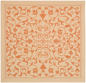 Safavieh Cy2098 Power Loomed 85.4% Polypropylene/10.4% Polyester/4.2% Latex Outdoor Rug CY2098-3201-4