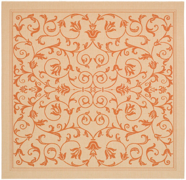 Safavieh Cy2098 Power Loomed 85.4% Polypropylene/10.4% Polyester/4.2% Latex Outdoor Rug CY2098-3201-4