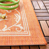 Safavieh Cy2098 Power Loomed 85.4% Polypropylene/10.4% Polyester/4.2% Latex Outdoor Rug CY2098-3202-5R