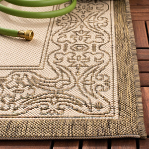 Safavieh Cy2099 Power Loomed 85.4% Polypropylene/10.4% Polyester/4.2% Latex Outdoor Rug CY2099-3001-4