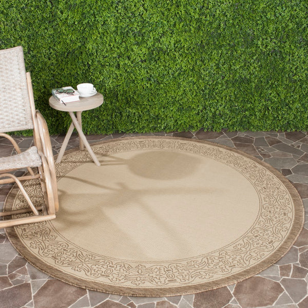 Safavieh Cy2099 Power Loomed 85.4% Polypropylene/10.4% Polyester/4.2% Latex Outdoor Rug CY2099-3001-4