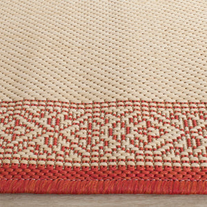 Safavieh Cy2099 Power Loomed 85.4% Polypropylene/10.4% Polyester/4.2% Latex Outdoor Rug CY2099-3701-4