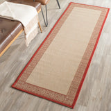 Safavieh Cy2099 Power Loomed 85.4% Polypropylene/10.4% Polyester/4.2% Latex Outdoor Rug CY2099-3701-4