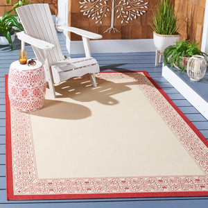 Safavieh Cy2099 Power Loomed 85.4% Polypropylene/10.4% Polyester/4.2% Latex Outdoor Rug CY2099-3701-4