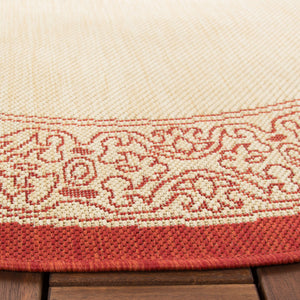 Safavieh Cy2099 Power Loomed 85.4% Polypropylene/10.4% Polyester/4.2% Latex Outdoor Rug CY2099-3701-5R