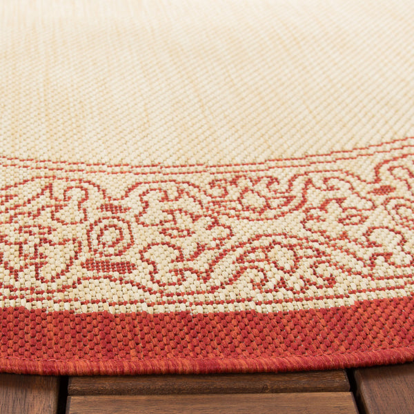 Safavieh Cy2099 Power Loomed 85.4% Polypropylene/10.4% Polyester/4.2% Latex Outdoor Rug CY2099-3701-5R