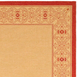 Safavieh Cy2099 Power Loomed 85.4% Polypropylene/10.4% Polyester/4.2% Latex Outdoor Rug CY2099-3701-4