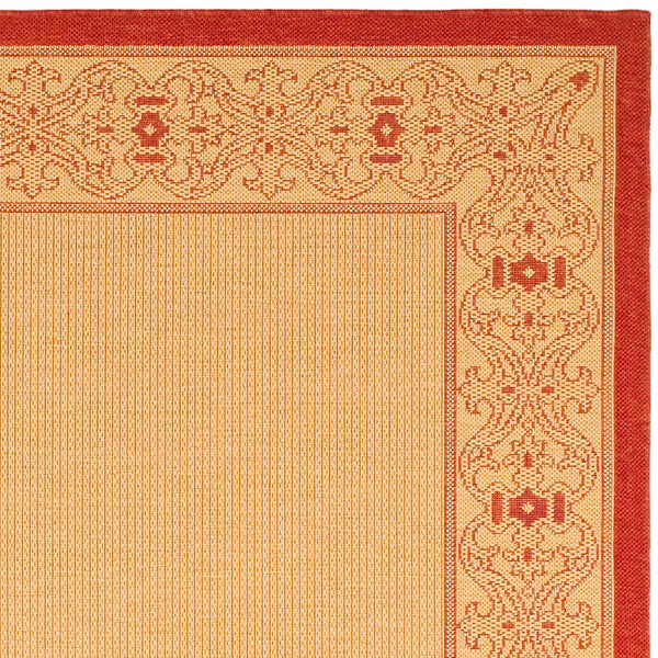 Safavieh Cy2099 Power Loomed 85.4% Polypropylene/10.4% Polyester/4.2% Latex Outdoor Rug CY2099-3701-4