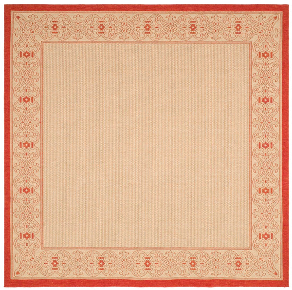 Safavieh Cy2099 Power Loomed 85.4% Polypropylene/10.4% Polyester/4.2% Latex Outdoor Rug CY2099-3701-4