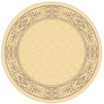 Safavieh Cy2326 Power Loomed 85.4% Polypropylene/10.4% Polyester/4.2% Latex Outdoor Rug CY2326-3001-5R