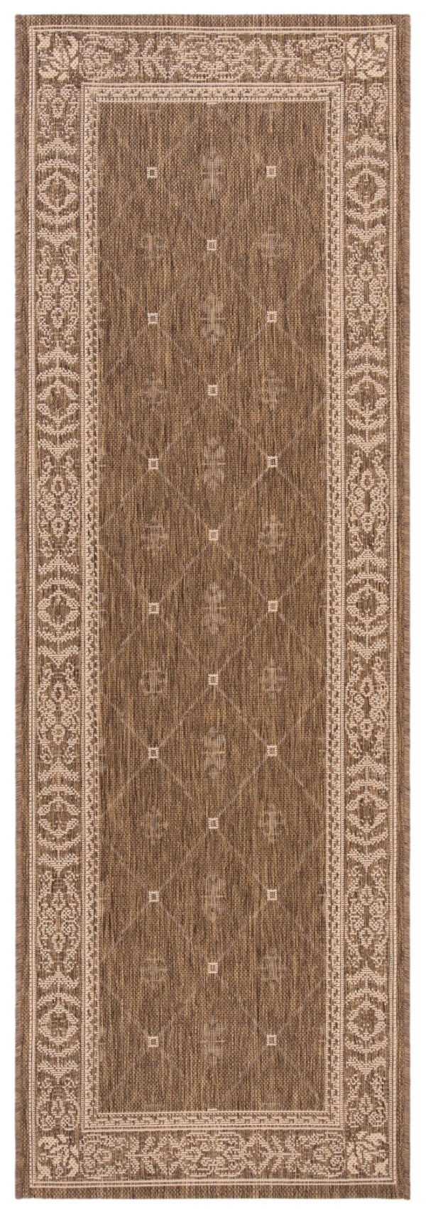 Safavieh Cy2326 Power Loomed 85.4% Polypropylene/10.4% Polyester/4.2% Latex Outdoor Rug CY2326-3009-4