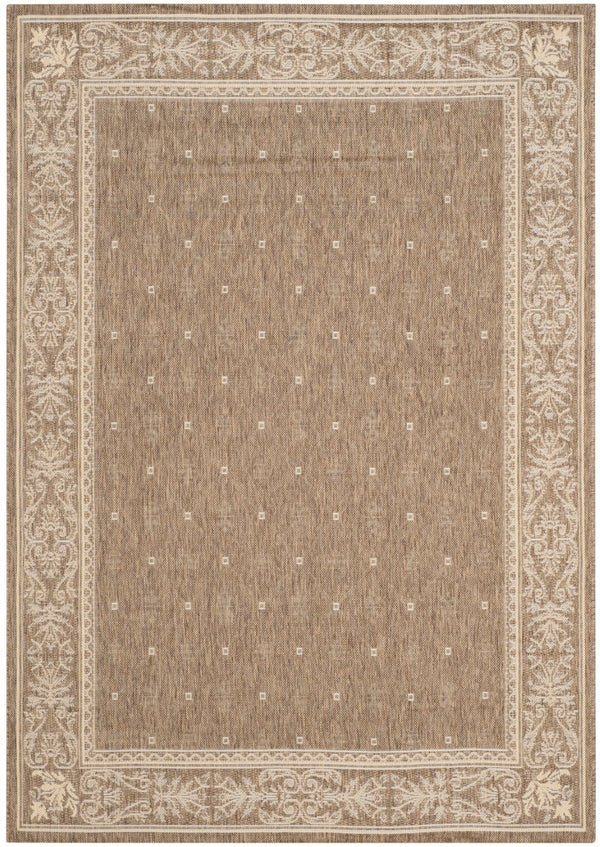Safavieh Cy2326 Power Loomed 85.4% Polypropylene/10.4% Polyester/4.2% Latex Outdoor Rug CY2326-3009-4