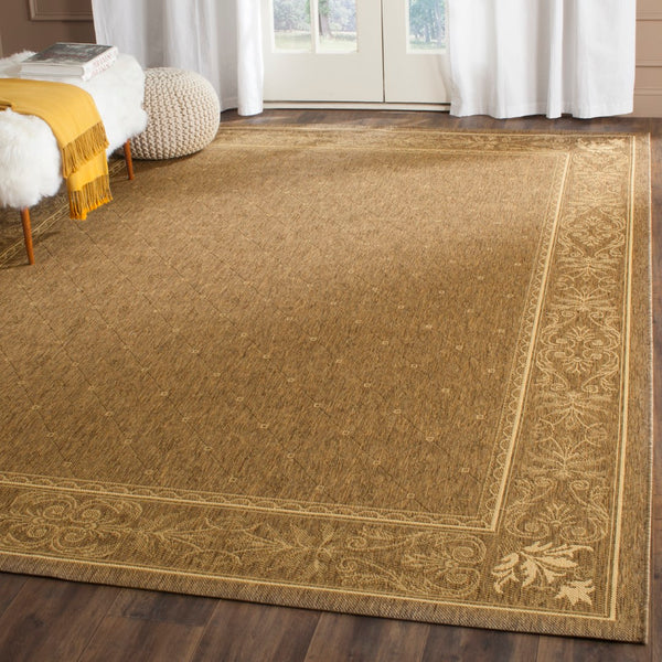 Safavieh Cy2326 Power Loomed 85.4% Polypropylene/10.4% Polyester/4.2% Latex Outdoor Rug CY2326-3009-4
