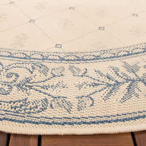 Safavieh Cy2326 Power Loomed 85.4% Polypropylene/10.4% Polyester/4.2% Latex Outdoor Rug CY2326-3101-5R