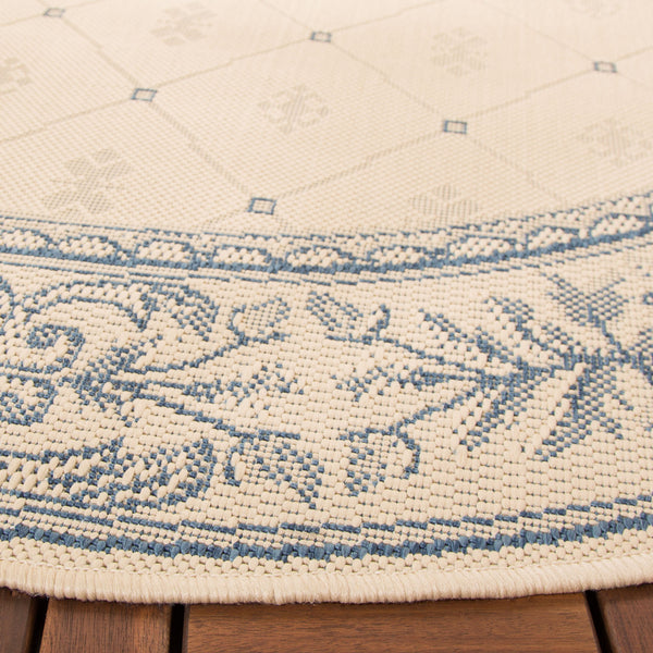 Safavieh Cy2326 Power Loomed 85.4% Polypropylene/10.4% Polyester/4.2% Latex Outdoor Rug CY2326-3101-5R