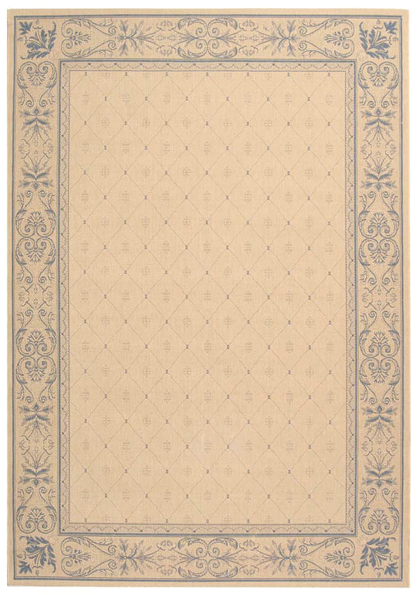 Safavieh Cy2326 Power Loomed 85.4% Polypropylene/10.4% Polyester/4.2% Latex Outdoor Rug CY2326-3101-4