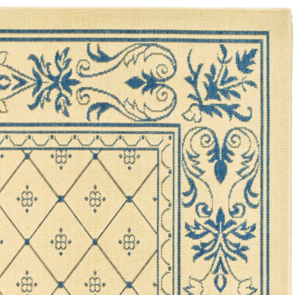 Safavieh Cy2326 Power Loomed 85.4% Polypropylene/10.4% Polyester/4.2% Latex Outdoor Rug CY2326-3101-4