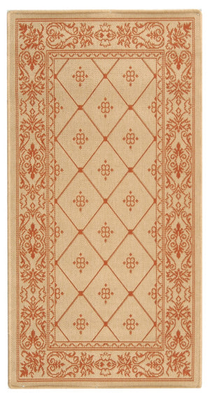 Safavieh Cy2326 Power Loomed 85.4% Polypropylene/10.4% Polyester/4.2% Latex Outdoor Rug CY2326-3201-4