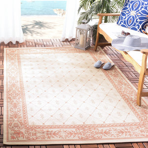 Safavieh Cy2326 Power Loomed 85.4% Polypropylene/10.4% Polyester/4.2% Latex Outdoor Rug CY2326-3201-4