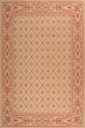 Safavieh Cy2326 Power Loomed 85.4% Polypropylene/10.4% Polyester/4.2% Latex Outdoor Rug CY2326-3201-4