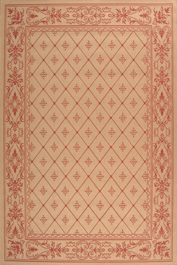 Safavieh Cy2326 Power Loomed 85.4% Polypropylene/10.4% Polyester/4.2% Latex Outdoor Rug CY2326-3201-4