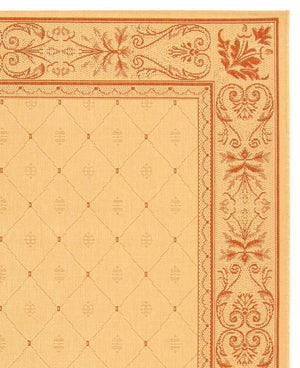 Safavieh Cy2326 Power Loomed 85.4% Polypropylene/10.4% Polyester/4.2% Latex Outdoor Rug CY2326-3201-4