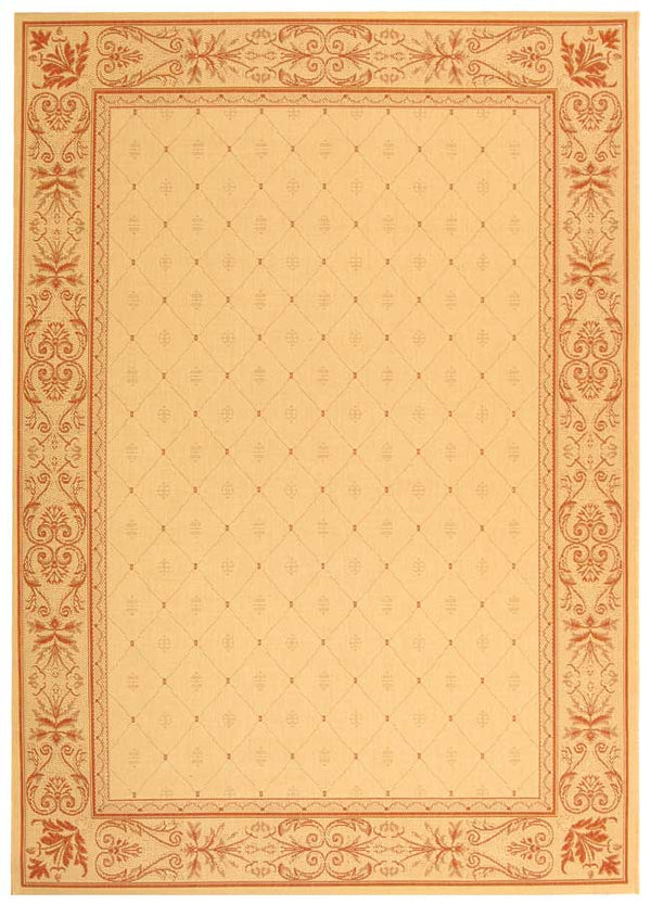 Safavieh Cy2326 Power Loomed 85.4% Polypropylene/10.4% Polyester/4.2% Latex Outdoor Rug CY2326-3201-4