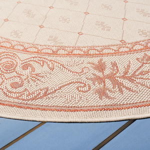 Safavieh Cy2326 Power Loomed 85.4% Polypropylene/10.4% Polyester/4.2% Latex Outdoor Rug CY2326-3201-4